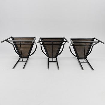 JOUKO JÄRVISALO, barstolar, 3 st, "Soda", Inno Interior. 1988.