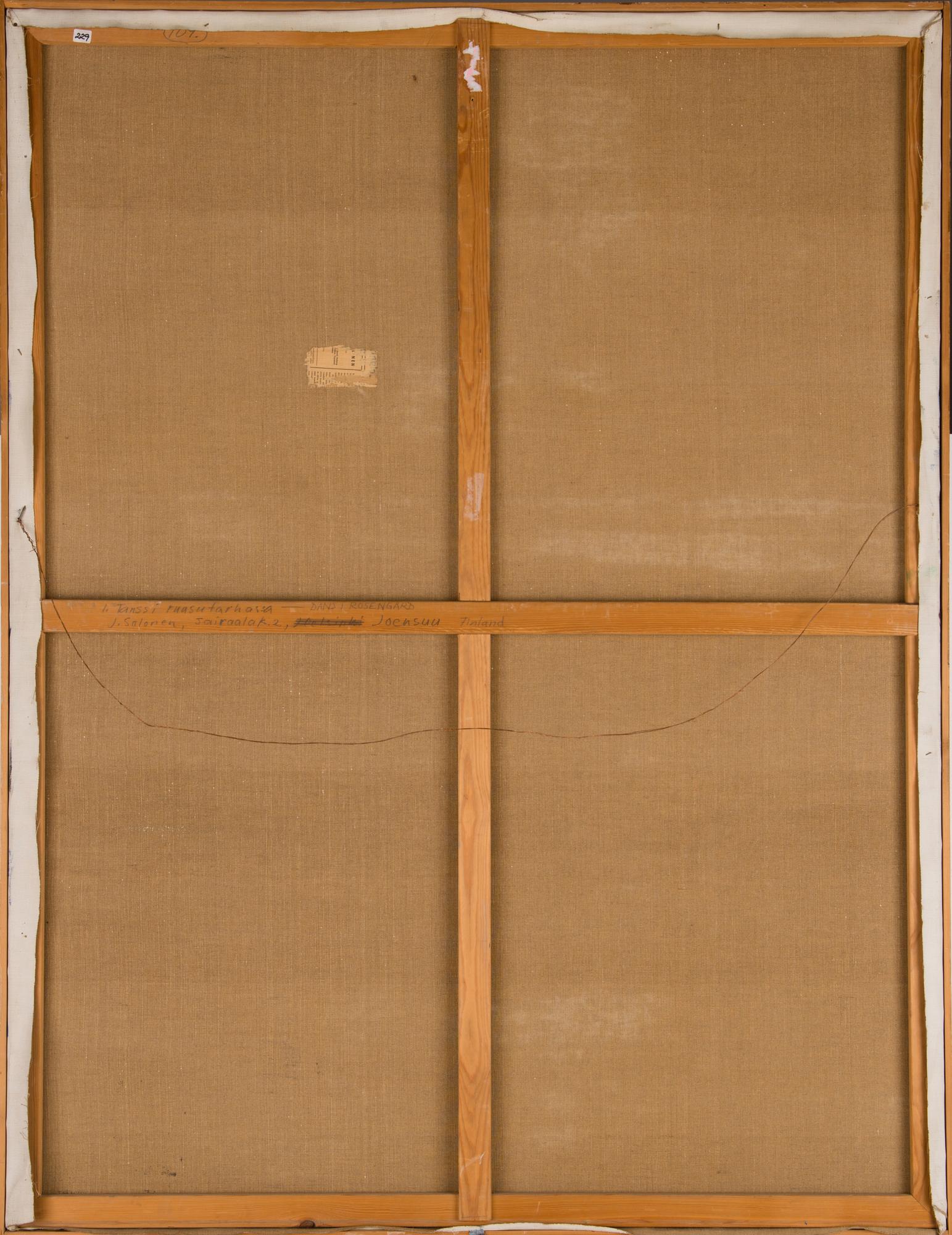 JOUKO SOLONEN, öljy kankaalle, signeerattu ja päivätty -63.