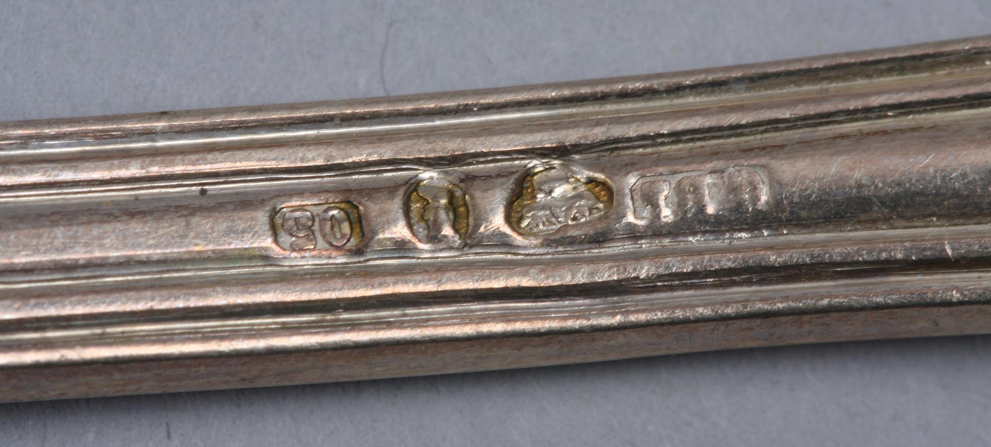 BESTICK, 6 st, silver.