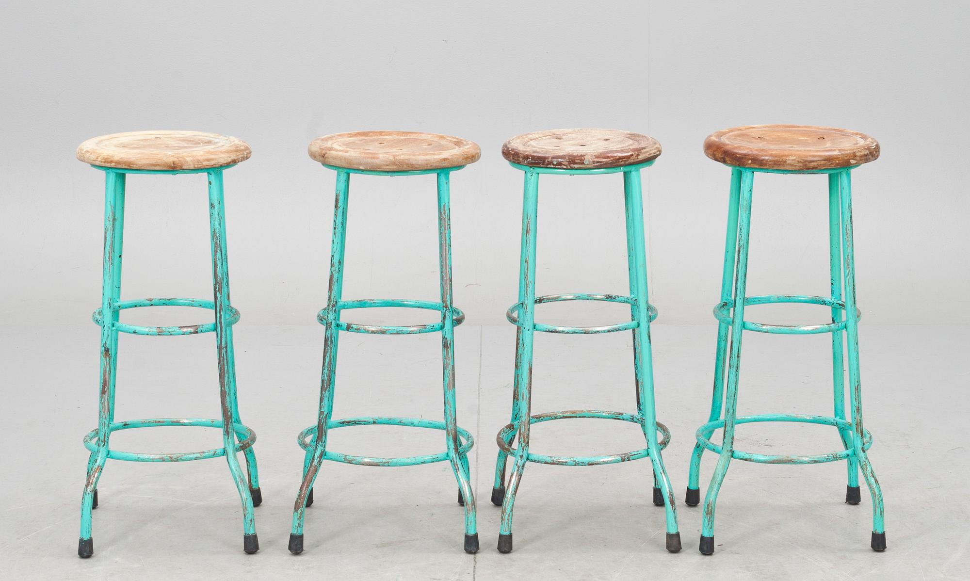 PALLAR, 4 stycken, industri, 1900-talets andra hälft.