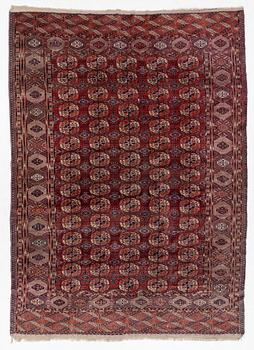 Main carpet Tekke Turkmen antique approx. 328x232 cm.
