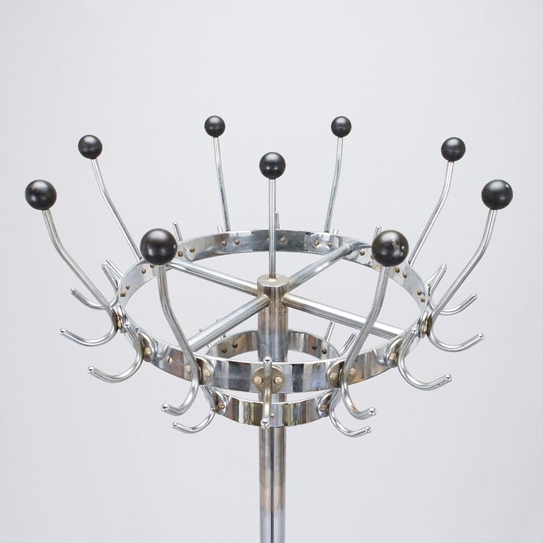 A 1960s coat rack, manufacturer Mako oy, Finland.