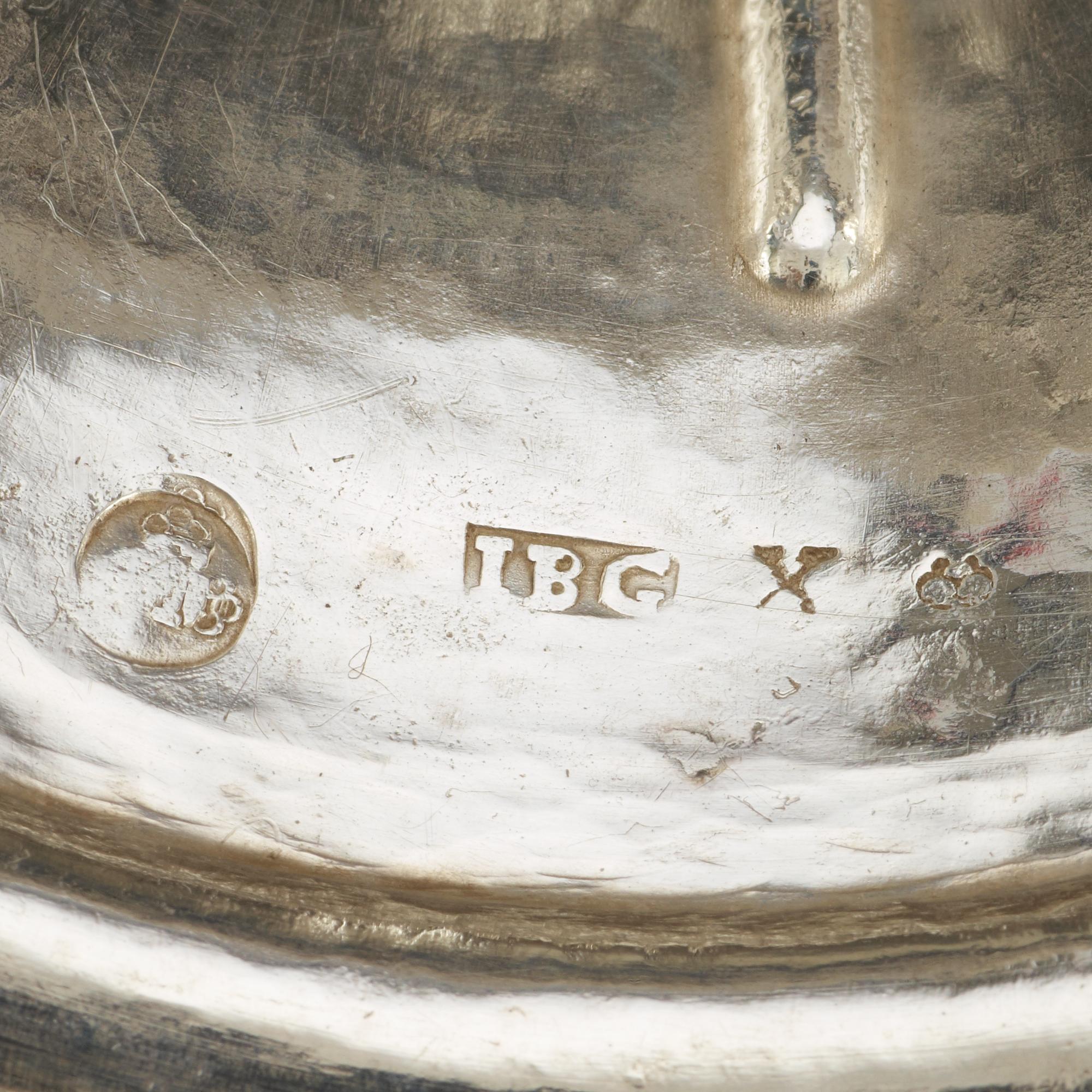 LJUSSTAKAR, s.k. spelstakar, ett par, av Johan Bergengren, Kristianstad 1780. Gustavianska.