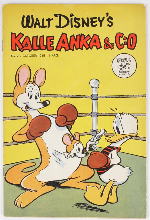 SERIETIDNING, Kalle Anka & Co, nr 2, 1948.