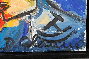 DAGMAR GLEMME, oil on canvas, signed.