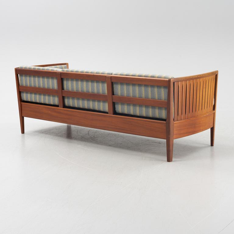 An 'Ulrika' mahognay sofa by Carl Malmsten for Bodafors, second half of the 20th Century.