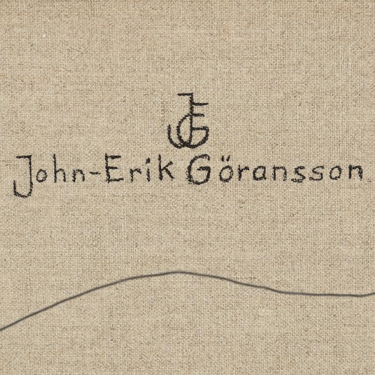 John-Erik Göransson, akryl på duk, signerad a tergo.