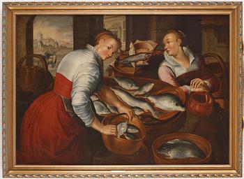 Joachim Beuckelaer Hans efterföljd, Fiskmånglerskor.
