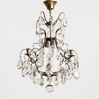 A Baroque style Chandelier, second half of the 20th century.