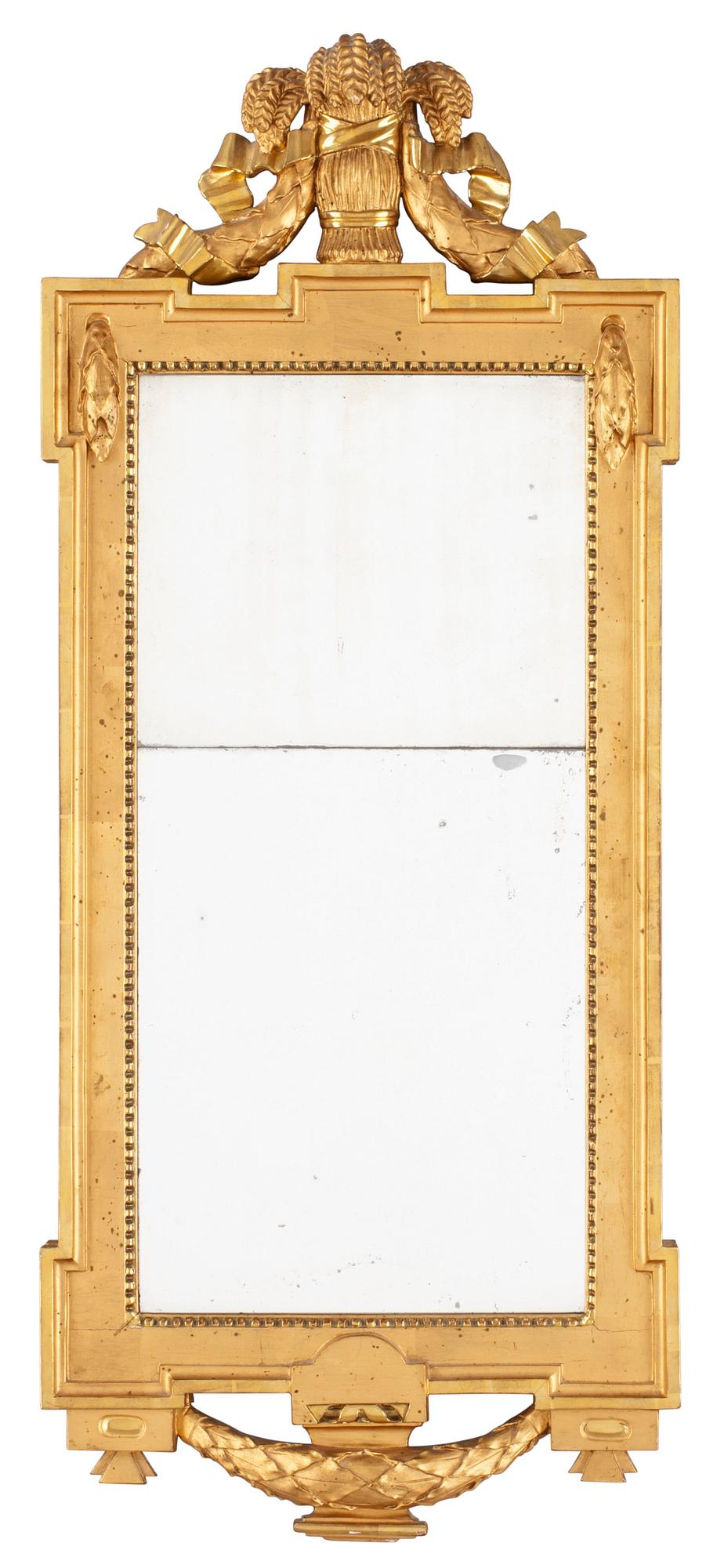 SPEGEL, av Johan Åkerblad (mästare i Stockholm 1758-1799). Gustaviansk.