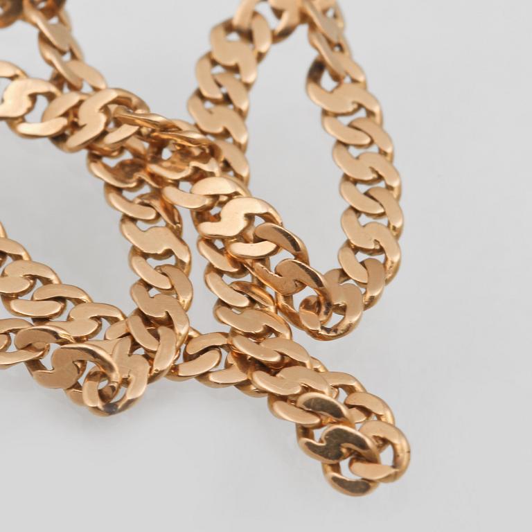 ARMBAND, 18K guld, John Pettersson, Stockholm, 1930. Vikt  2,9 gram.