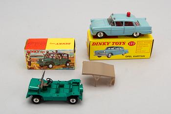 A 16 pcs collection of DINKY toy cars.