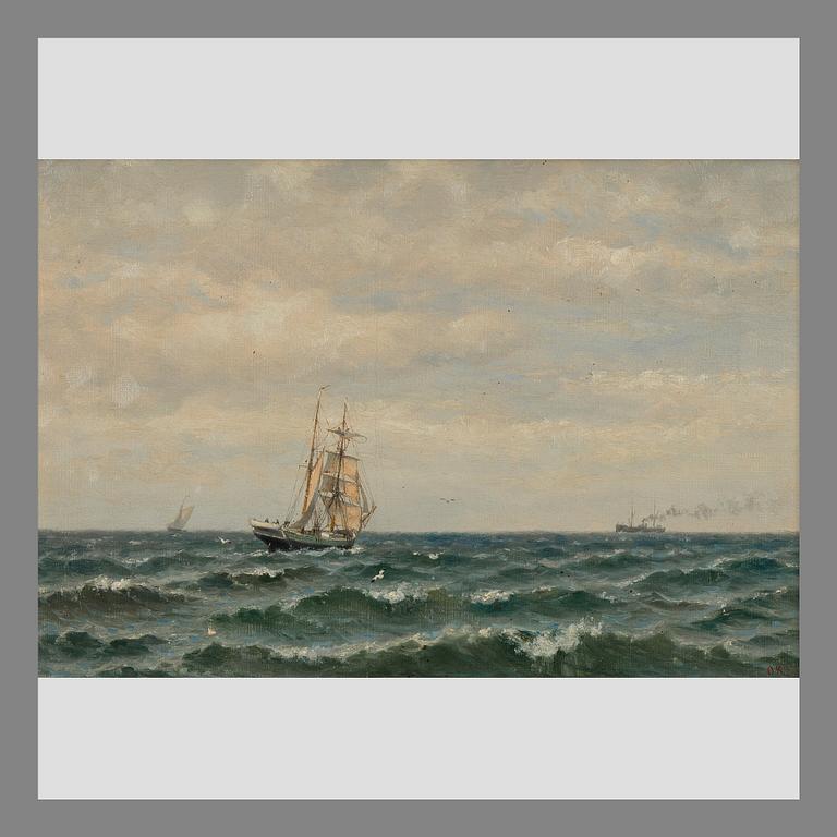 OSCAR KLEINEH, AT SEA.