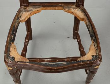 STOLAR, 2 st, gustavianska, 1700/1800-tal.