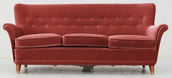 SOFFA, "Hemmakväll", Carl Malmsten, 1900-talets mitt.