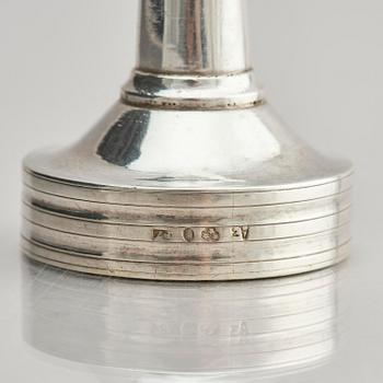 A Swedish early 19th century silver wine funnel, marks of Pehr Zethelius, Stockholm 1807.