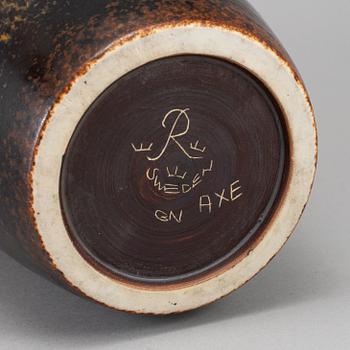 GUNNAR NYLUND, a stoneware vase, Rörstrand, signed.