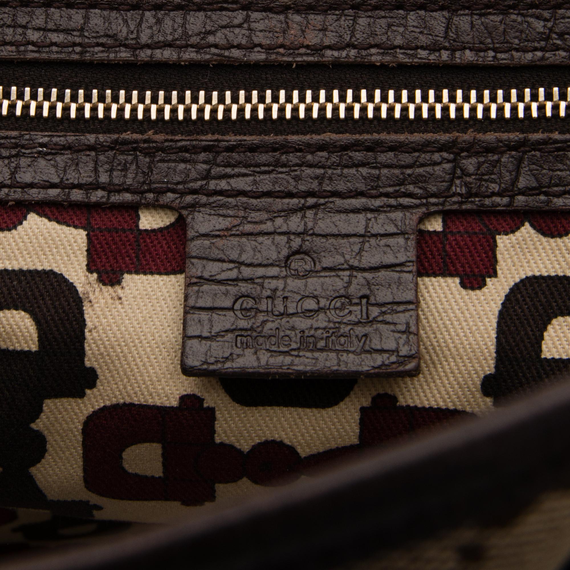 Guccissima Canvas Tote Bag.