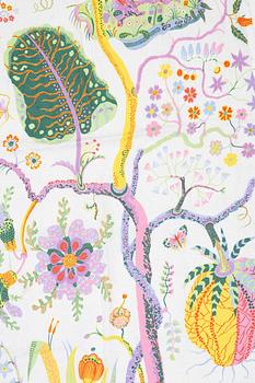 Josef Frank, gardinvåder, ett par, "Hawaii", Firma Svenskt Tenn.