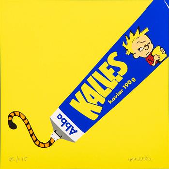 Ove Vaksberg, screen print, signed, numbered 185/475.