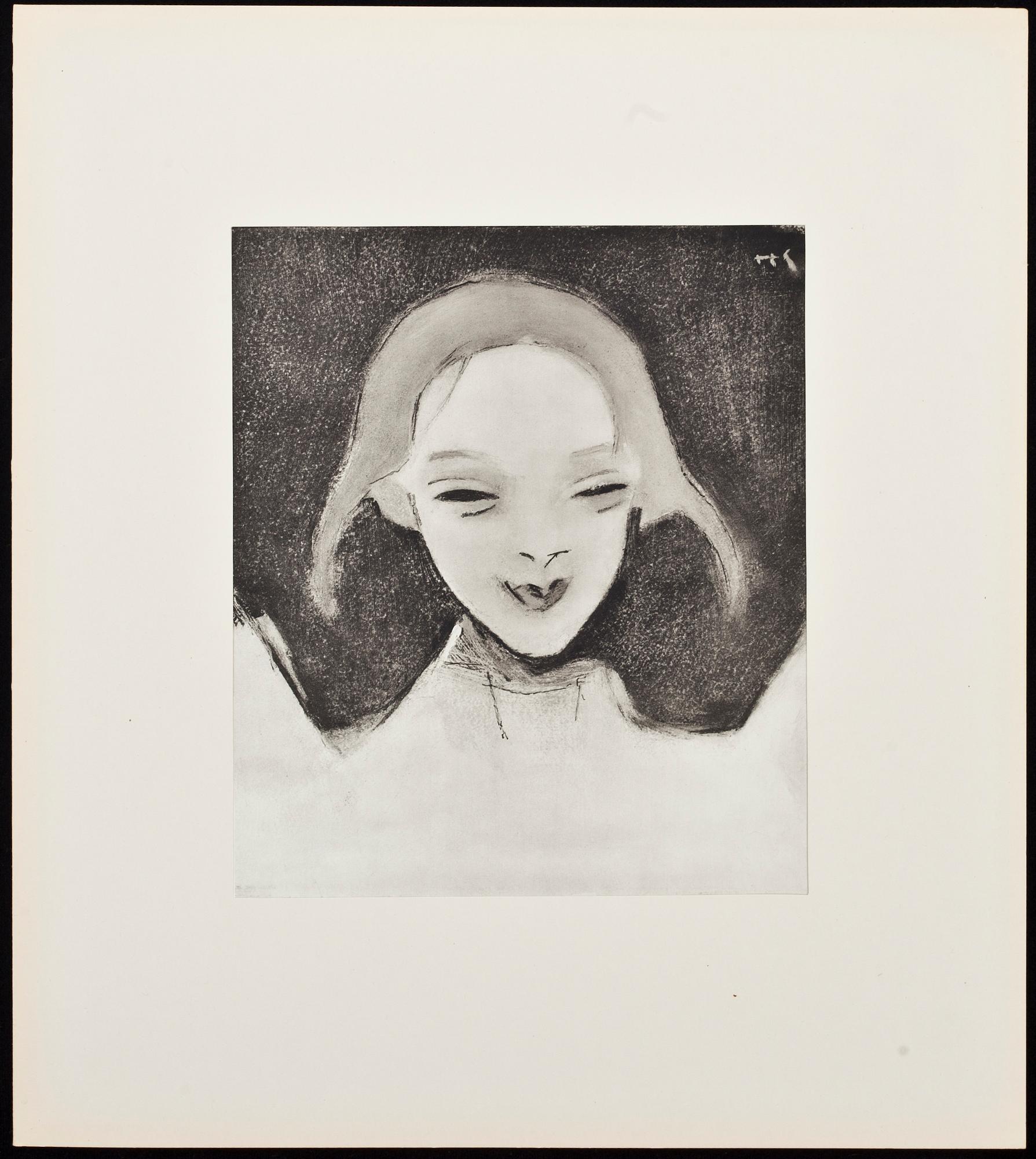HELENE SCHJERFBECK, mapp med reproduktioner, 48 st, 1945.