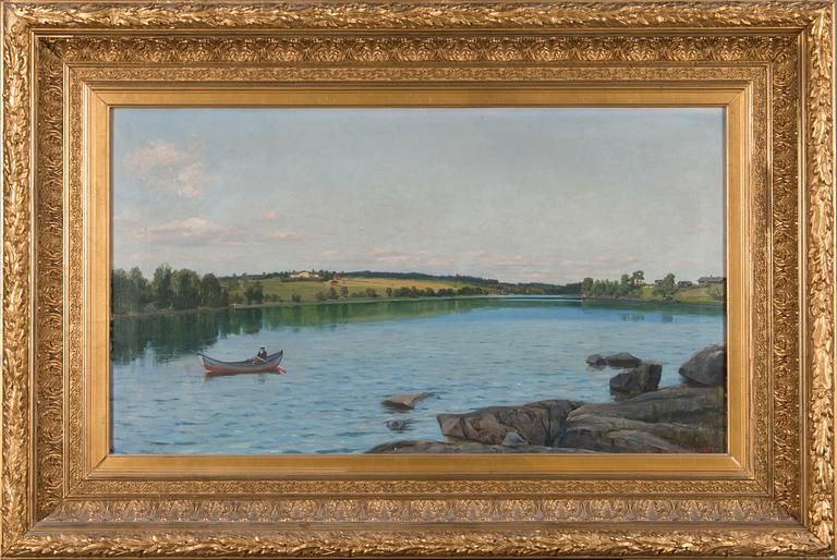 Arvid Liljelund, "Wid Leppävirta ström".