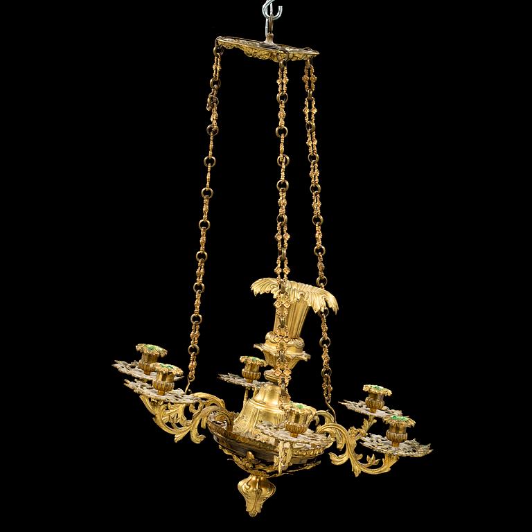 A late 19th century chandelier.