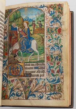 Book of Hours, in Latin and French, illuminated manuscript on vellum
[France (probably Rouen), c. 1470].