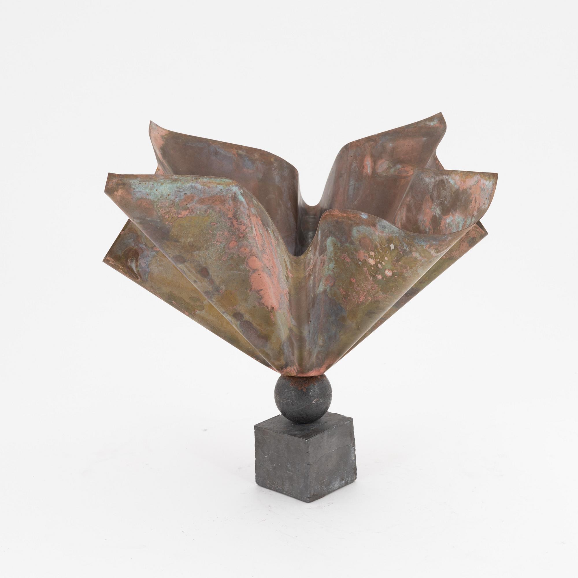 Tage Andersen, a flower pot/sculpture, Denmark, late 20th century,