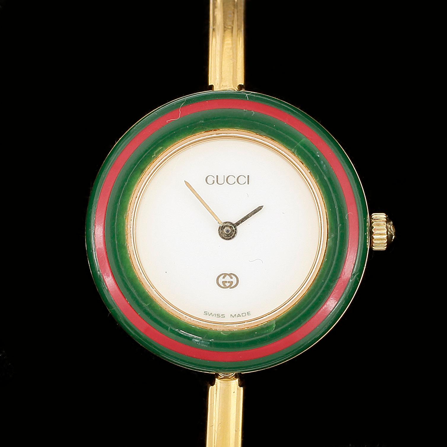 DAMARMBANDSUR, Gucci, guld doublé.