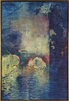 KJELL ÅSLUND, olja på pannå, signerad och daterad à tergo 1996.