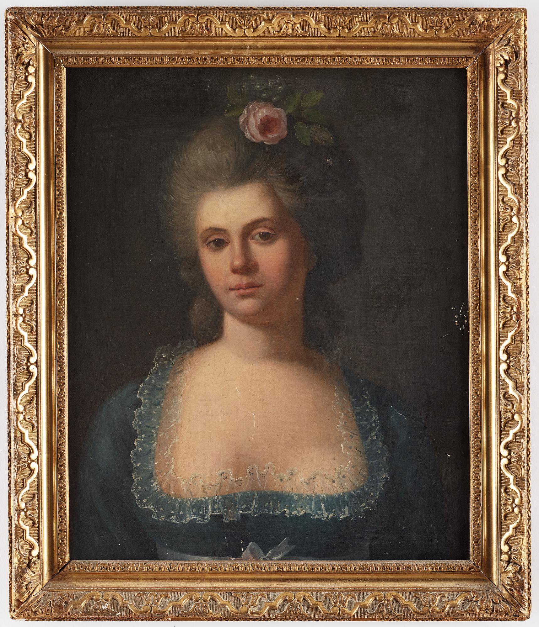 UNKNOWN ARTIST 18TH CENTURY, oil on canvas, not signed.