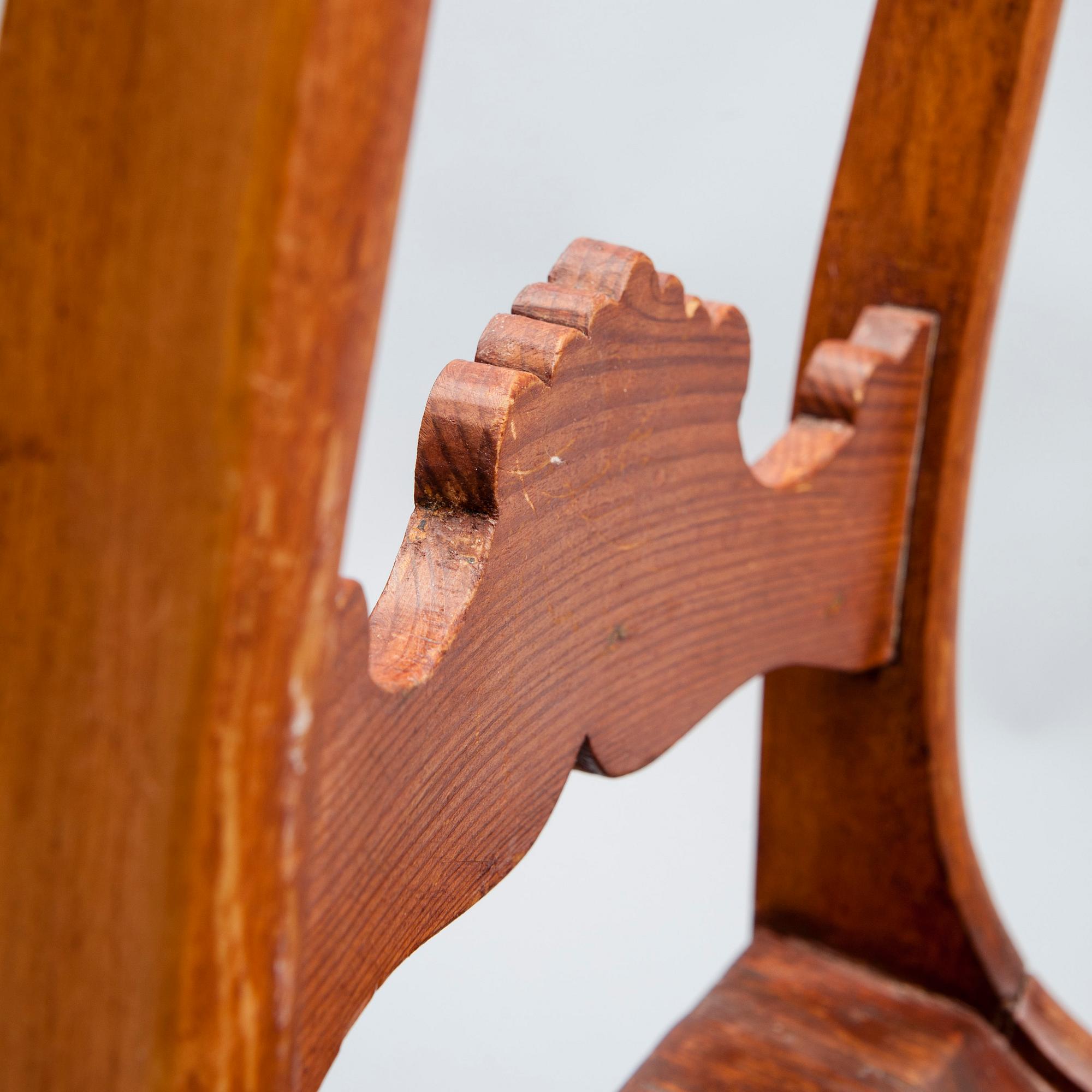 ALLMOGESTOLAR, 3 st, biedermeierstil, 1800-talets senare hälft.