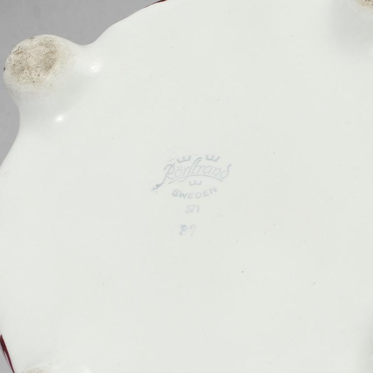 YTTERFODER, 3 st, porslin, Rörstrand, 1900-talets andra hälft.