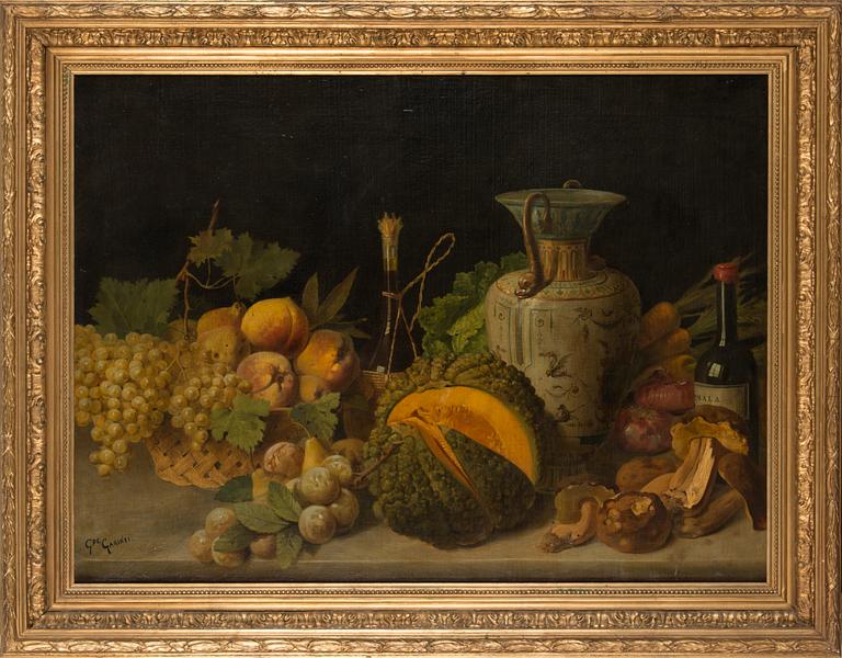 Giuseppe Garinei, oil on canvas, signed.