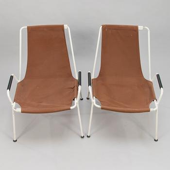 AARNE ERVI, A pair of mid-20th century armchairs for Merivaara Finland.