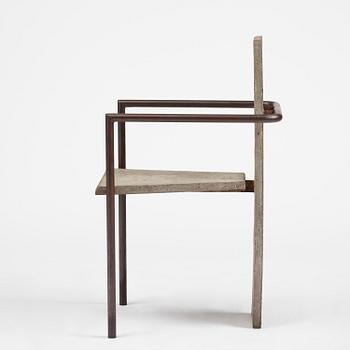 Jonas Bohlin, karmstol, "Concrete", ed. 86/100, Källemo, Värnamo, efter 1981.