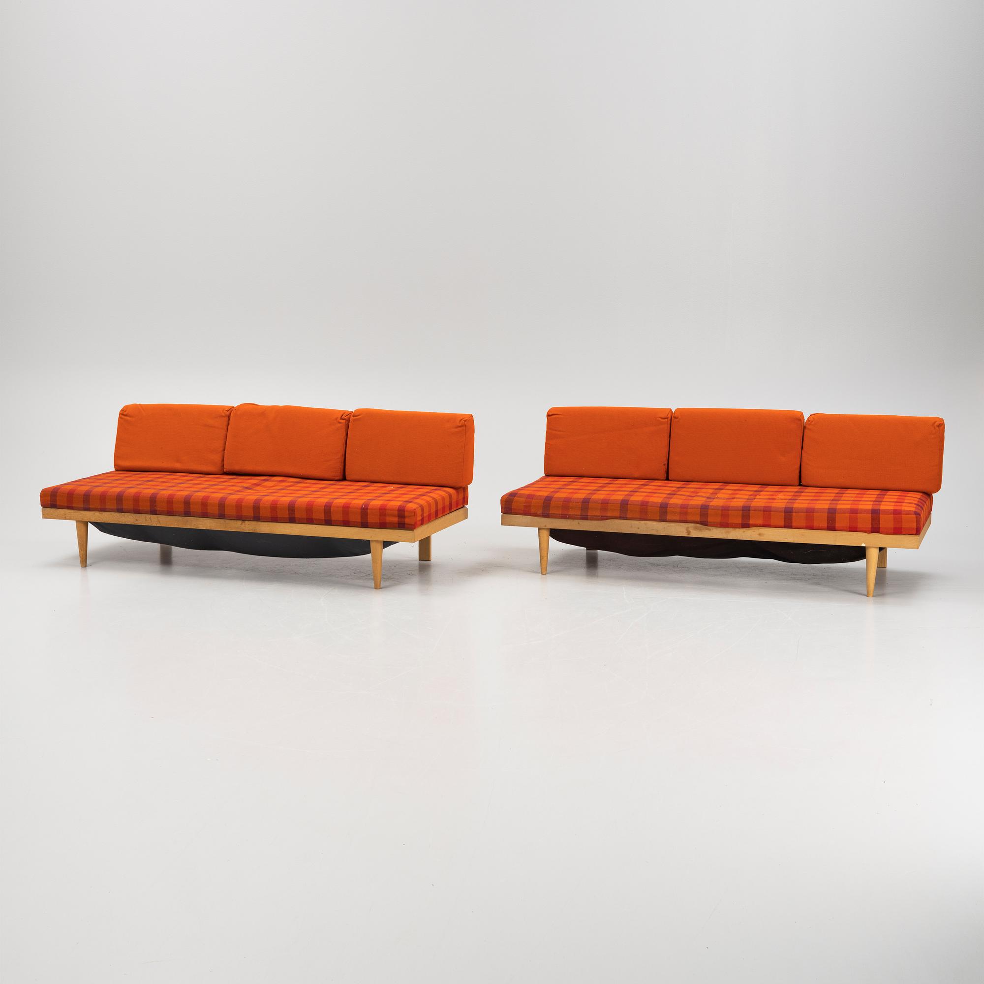 A pair of daybeds by Haldor Vik & Ingmar Relling, Norway, 1960s.