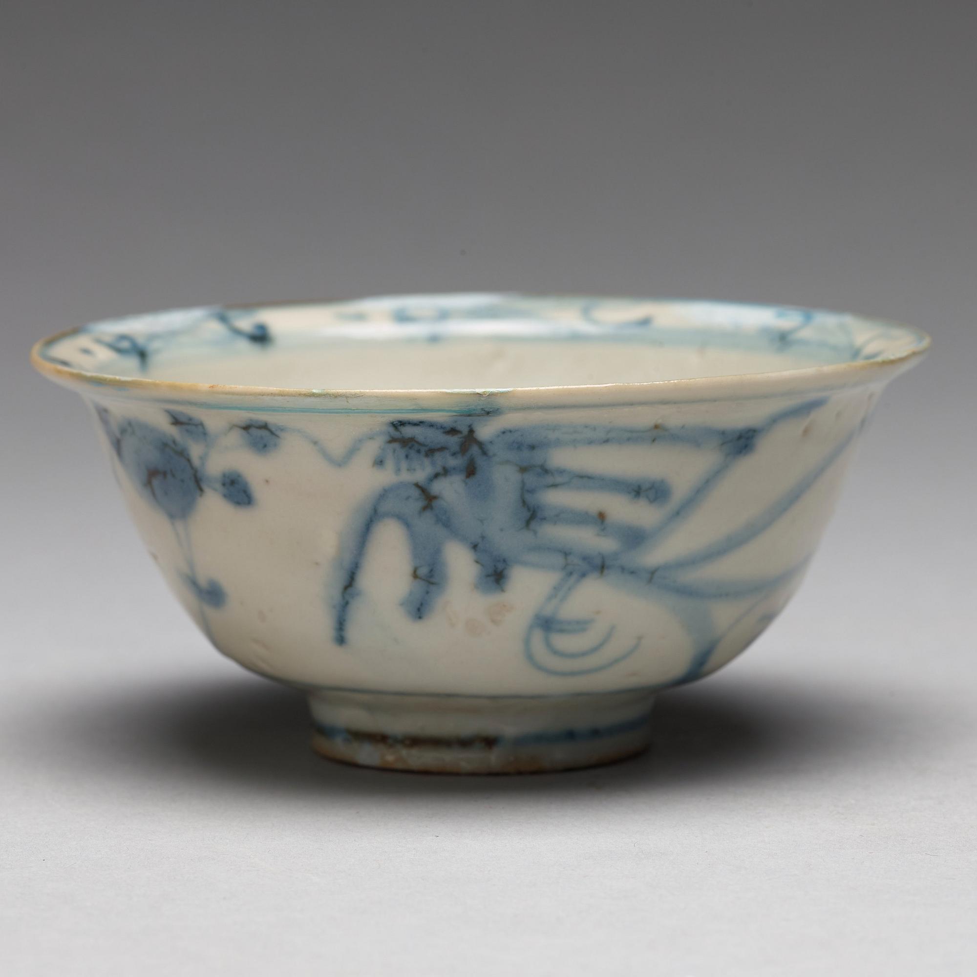 SKÅLAR, två stycken, porslin. Qingdynastin, 1800-tal.