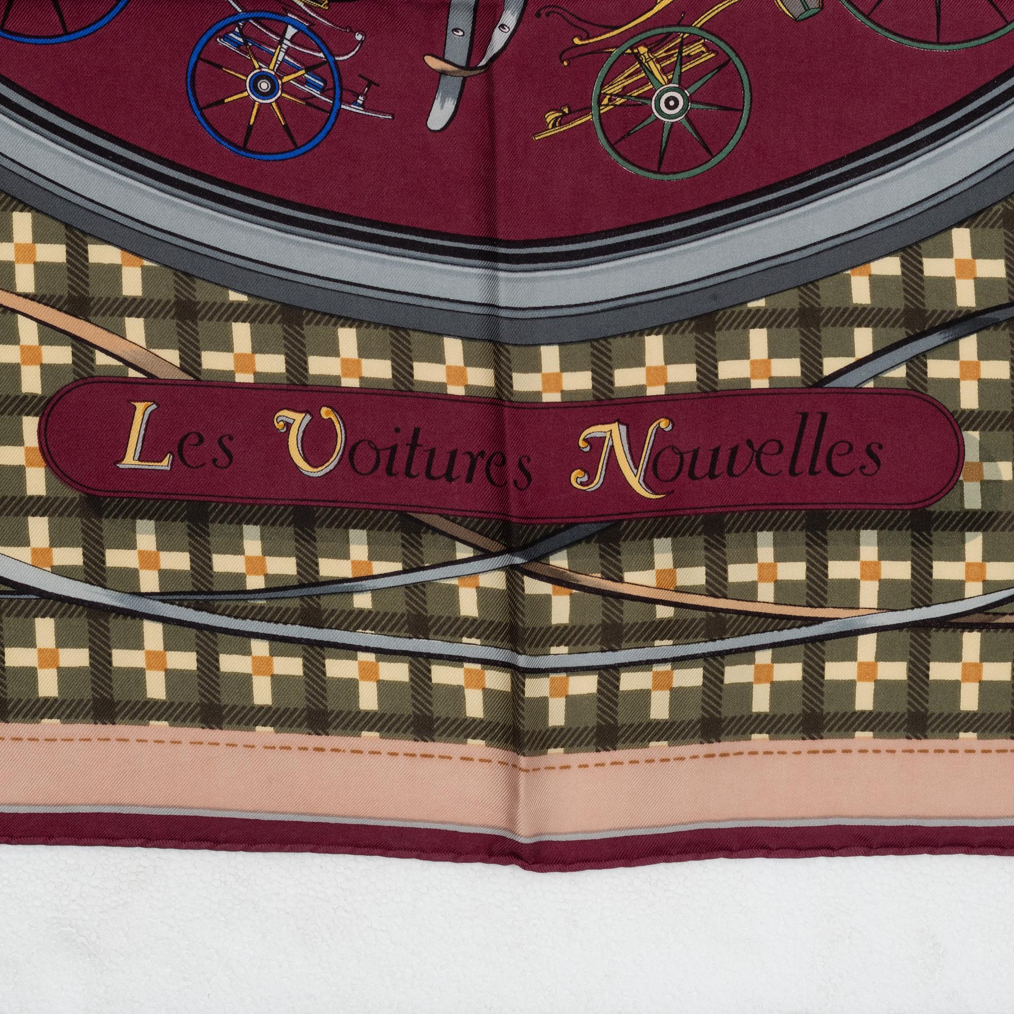 Hermès, scarf, "Les Voitures Nouvelles".
