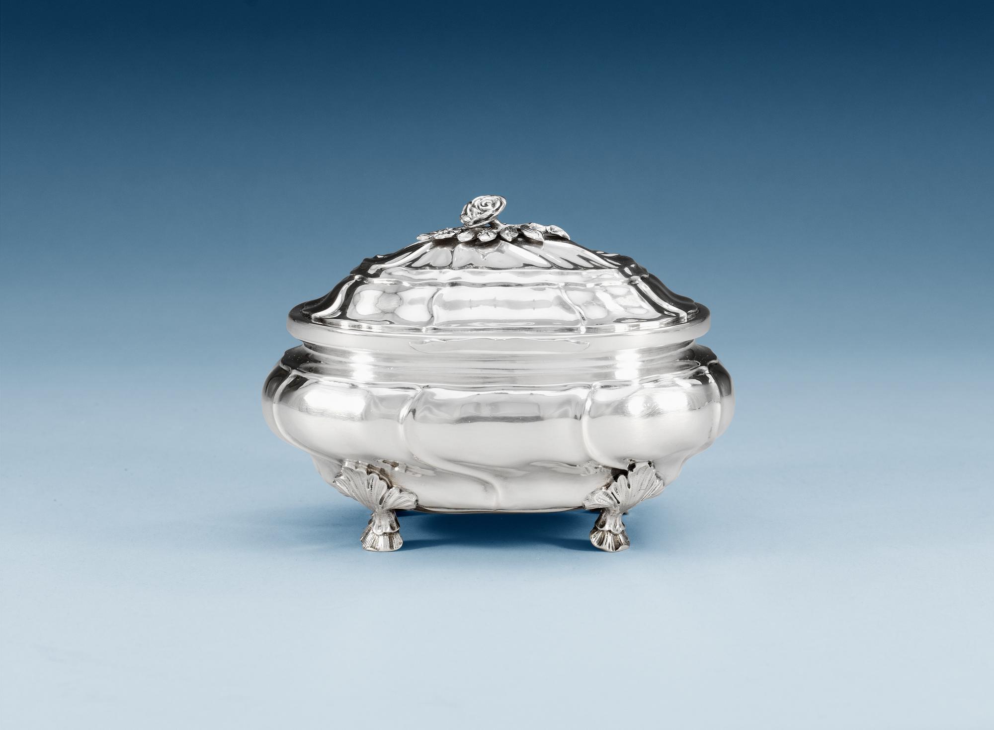 SOCKERSKRIN, av Henrik Wittkopf d.y., Stockholm 1766. Rokoko.