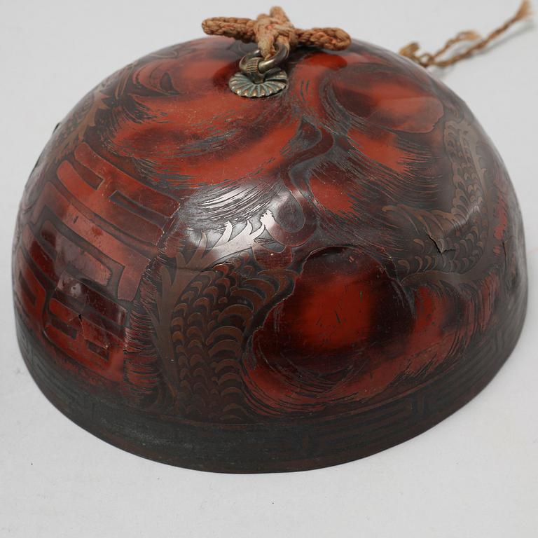 A set of Chinese chime bells, 20th Century.