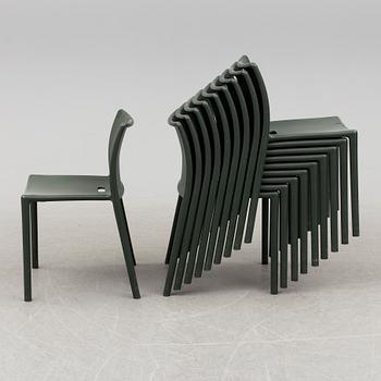 JASPER MORRISON, stolar, 10 st, "Air-Chair", Magis, Italien.