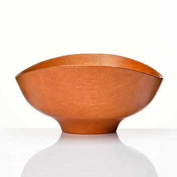 Finn Juhl, a teak bowl, Kay Bojesen, Denmark 1950s.