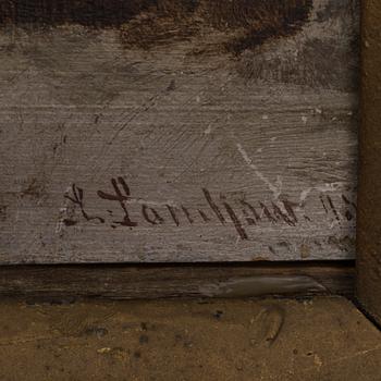 LANCHOW LUDWIG, oil on panel, signed,