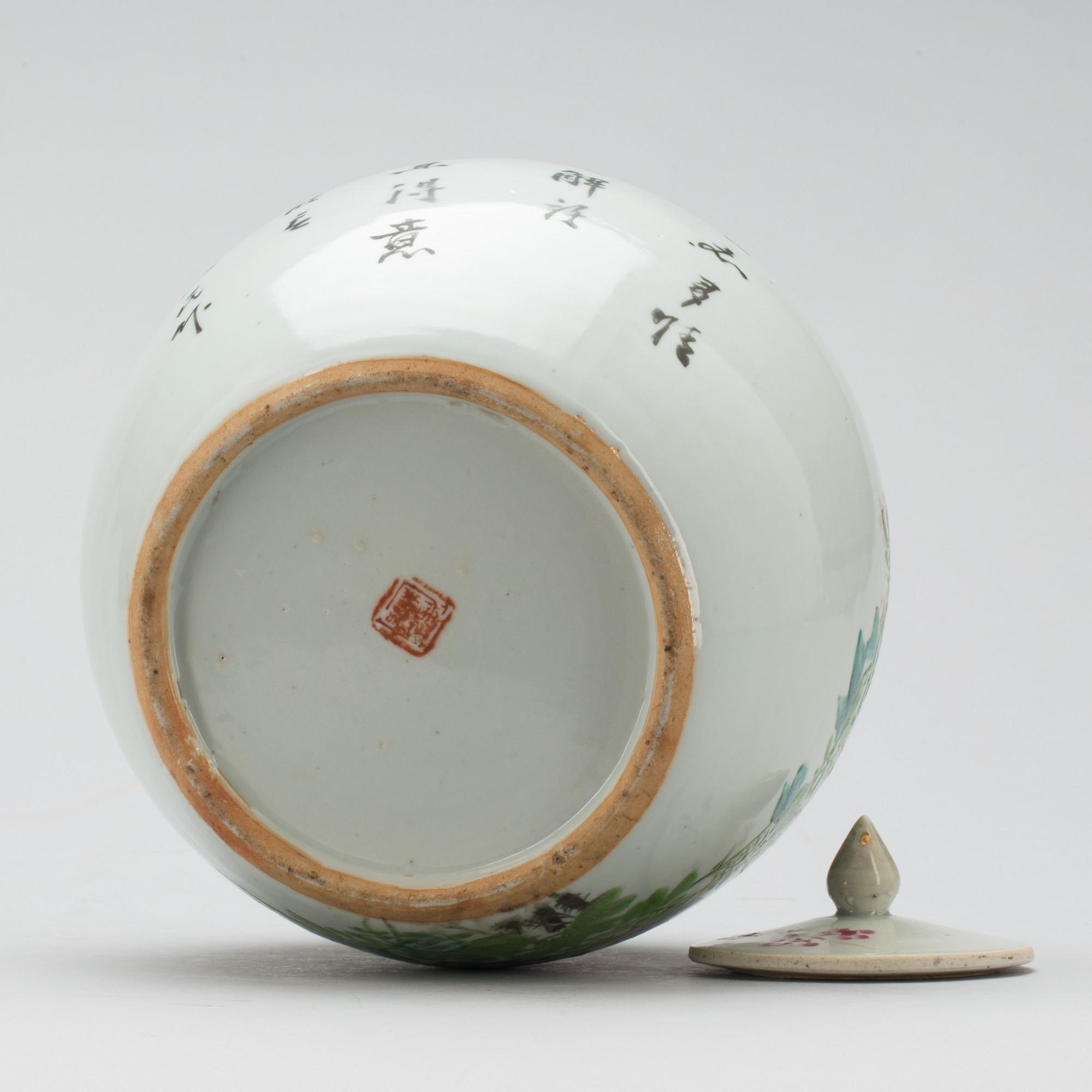 BOJAN MED LOCK, porslin. Kina, sekelskiftet 1900.