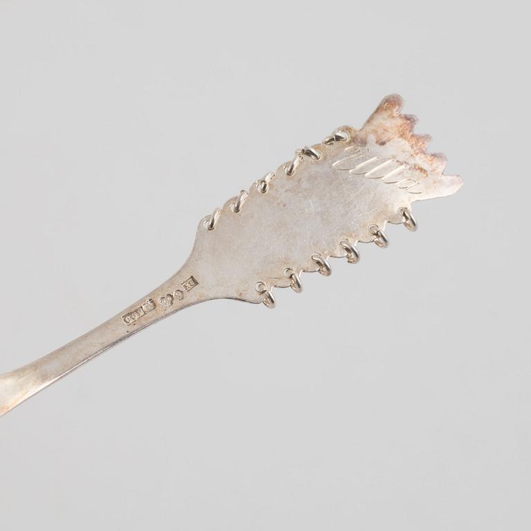 17 silver teaspoons, Sweden, 1928-48.