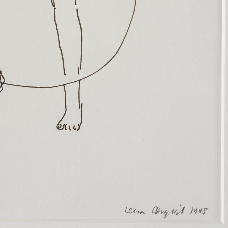 Lena Cronqvist, "Flicka med hopprep".