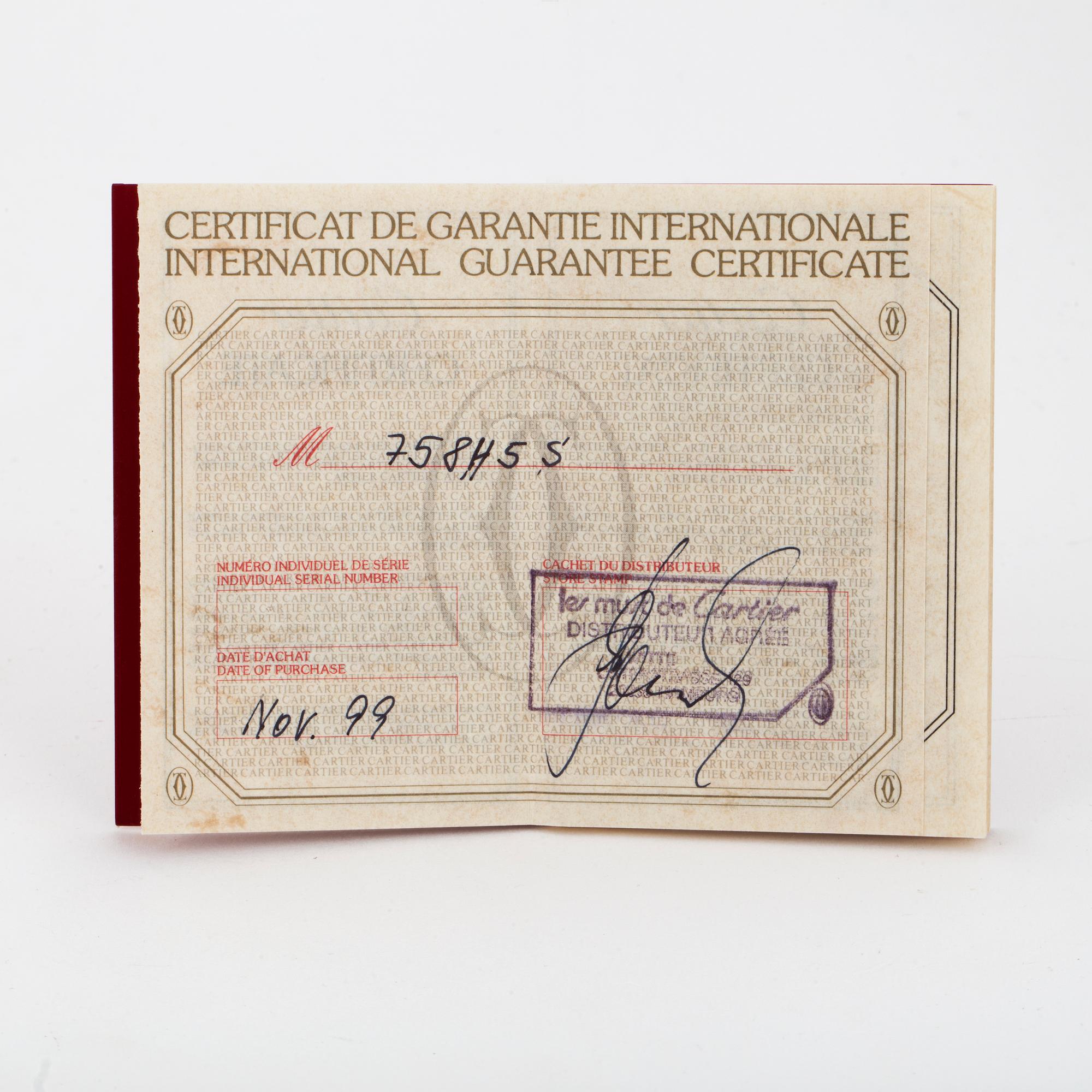 CARTIER, Pasha 35, armbandsur, kronograf, 35,5 mm.