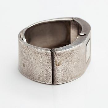 Björn Weckström, Armbandsur "Protos", sterlingsilver. Lapponia 1991.